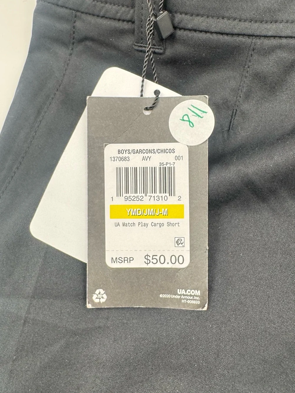 Under‎ Armour Black boy’s Cargo Shorts